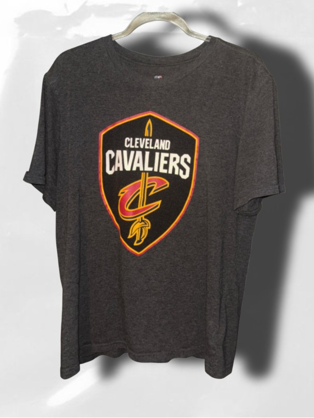 NBA Cleveland Cavaliers Dark Gray Graphic Tee with Team Crest